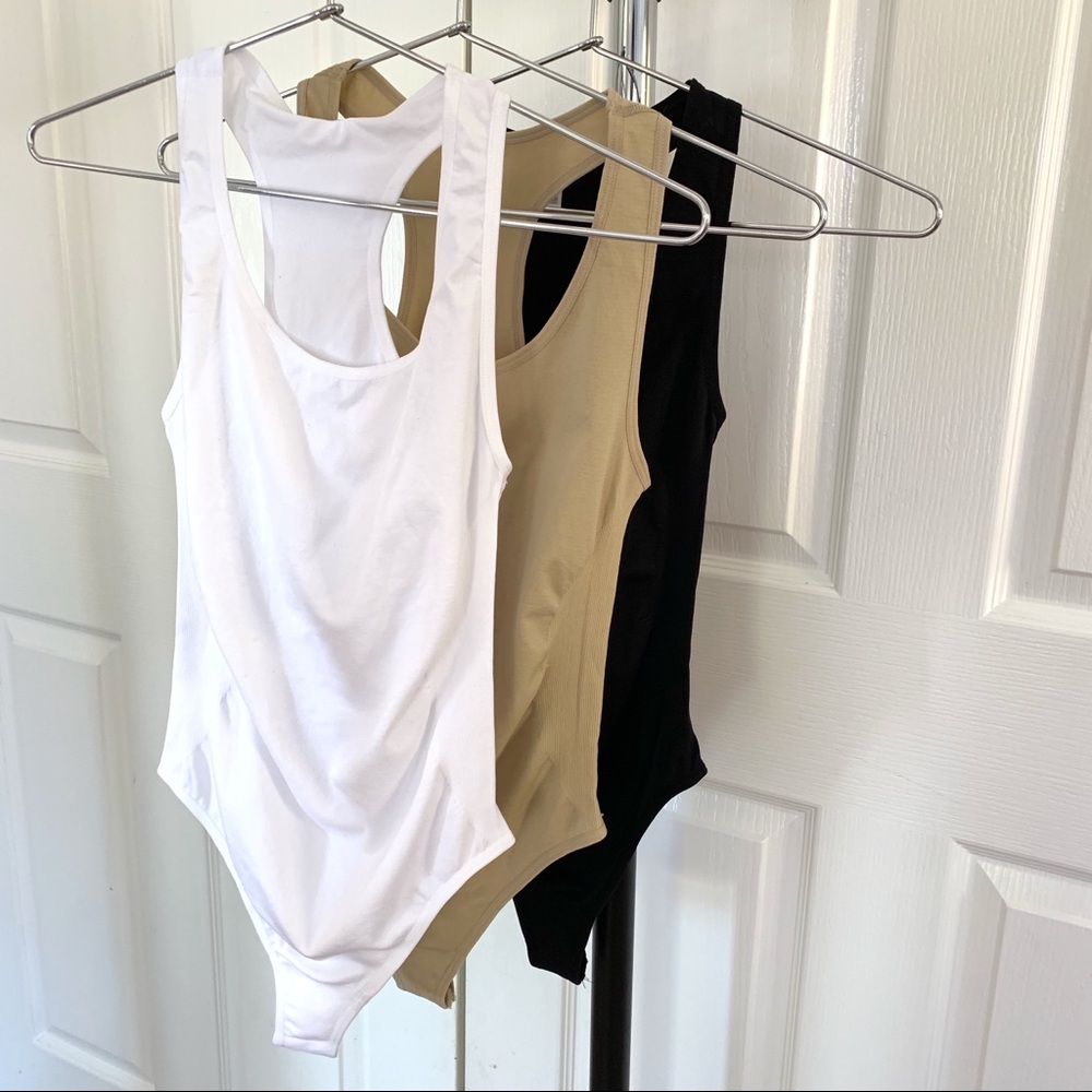 mrsalliexo | 3pk Seamless Racerback Bodysuits